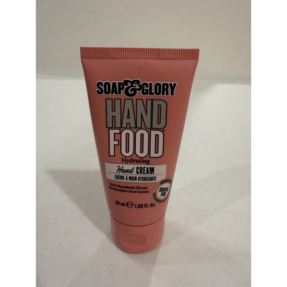 Soap & Glory Hand Food Hydrating Hand Cream Original Pink 50ml/1.69 oz Travel Sz